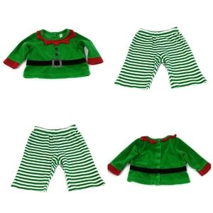 Cherokee Christmas Elf Outfit Size 3/6 Months